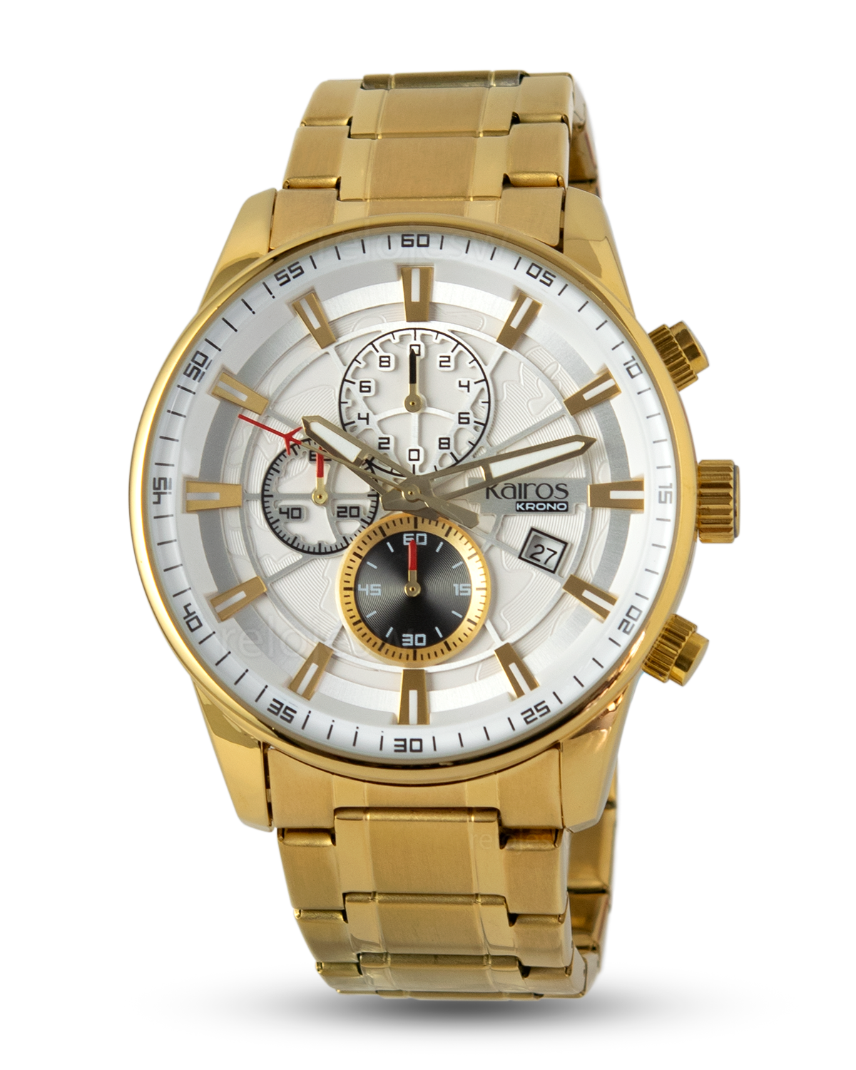 Reloj Kairos Hombre Dorado KR8362-7