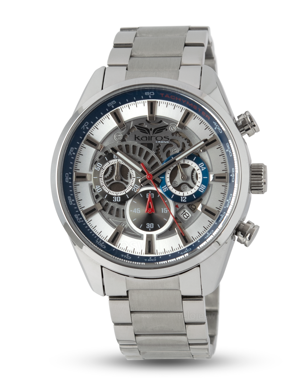 Reloj Kairos Hombre Plateado KR8391-5