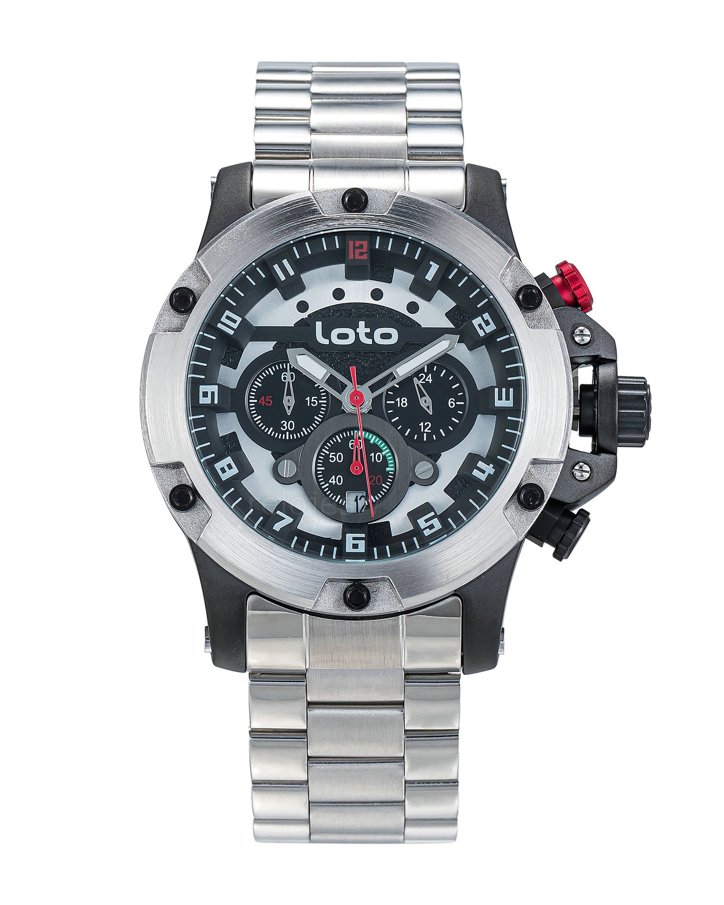 Reloj Loto Hombre Plateado LT-2397-PLNE