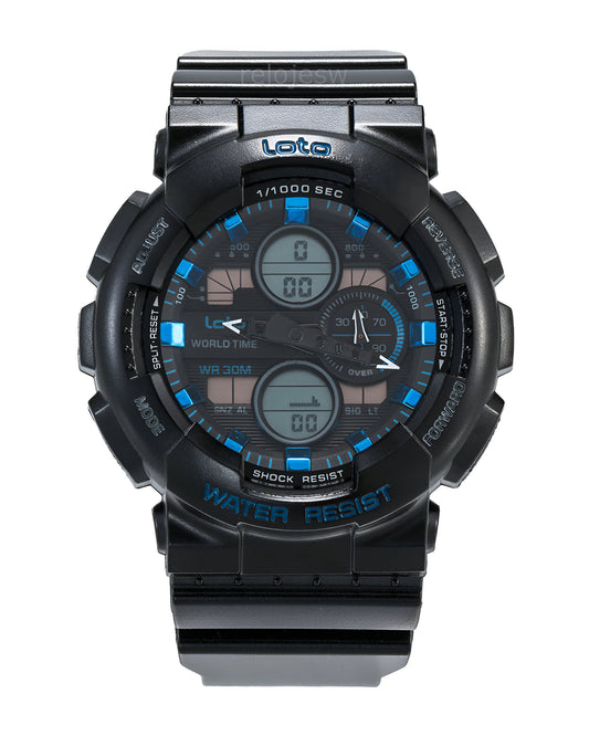Reloj Loto Hombre Negro LT-2399-NEAZ