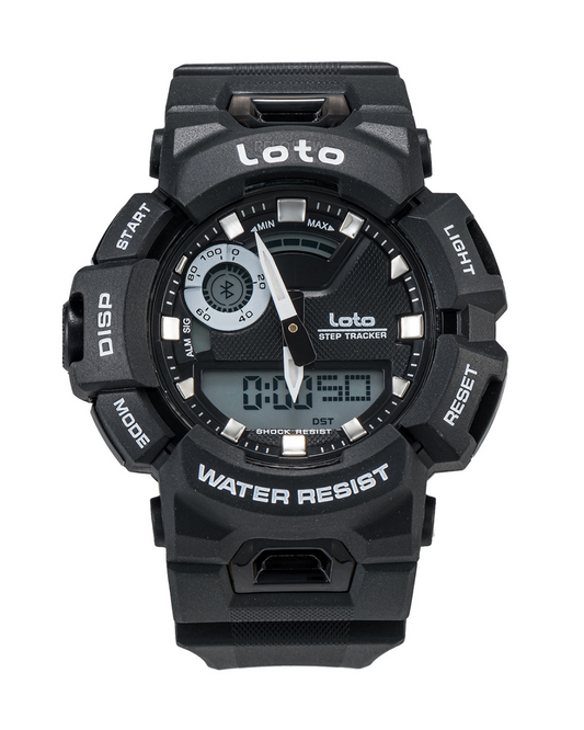 Reloj Loto Hombre Negro Blanco LT-2405-NEBL