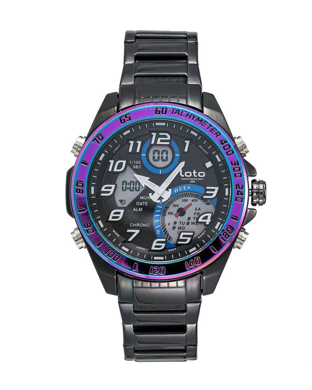 Reloj Loto Hombre Negro LT-2407-NETO