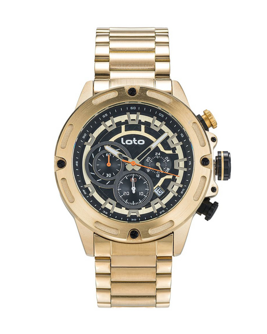 Reloj Loto Hombre Dorado LT-2417-DODO