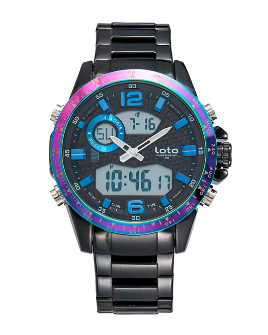 Reloj Loto Hombre Negro LT-2421-NETO