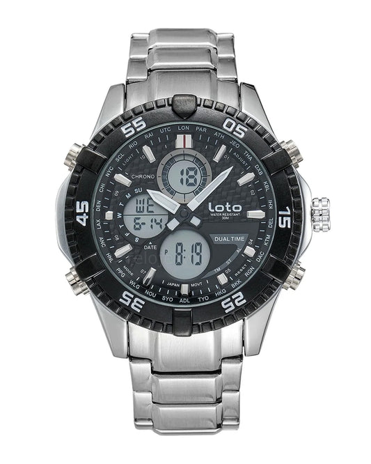 Reloj Loto Hombre Plateado LT-2422-PLNE