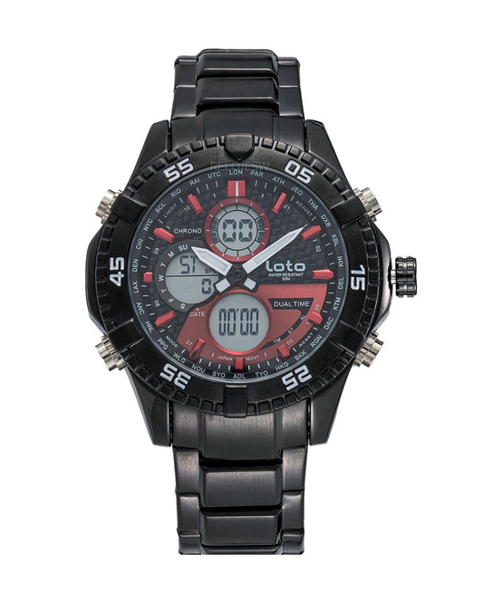 Reloj Loto Hombre Negro LT-2422-NERO