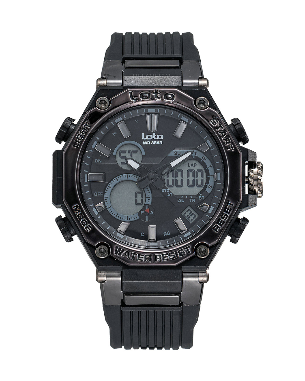 Reloj Loto Hombre Negro LT-2424-NENE