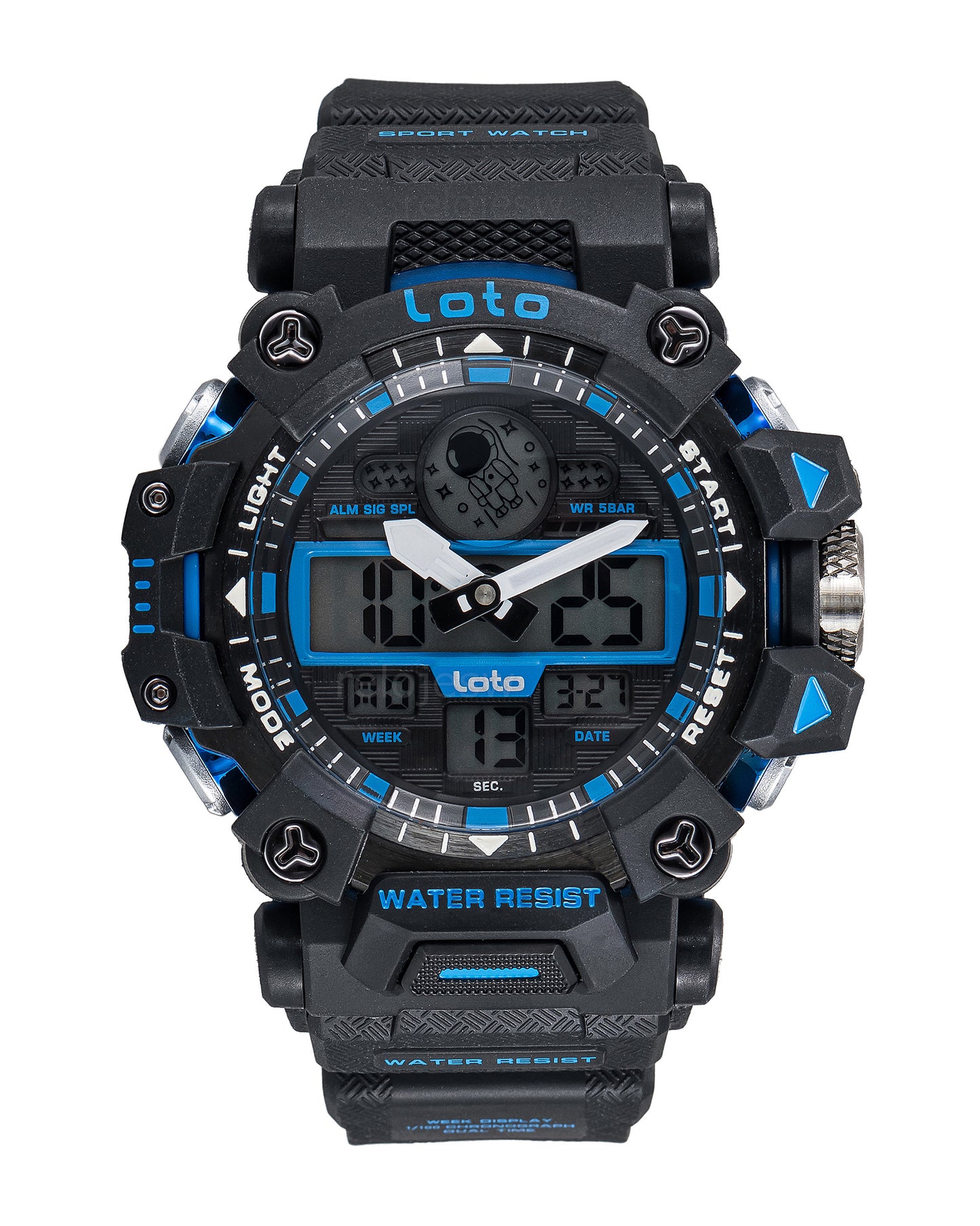 Reloj Loto Hombre Negro LT-2504-NEAZ
