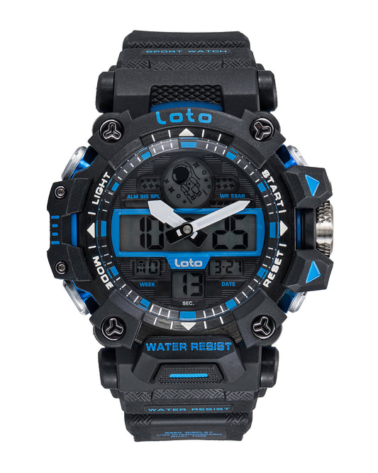 Reloj Loto Hombre Negro LT-2504-NEAZ