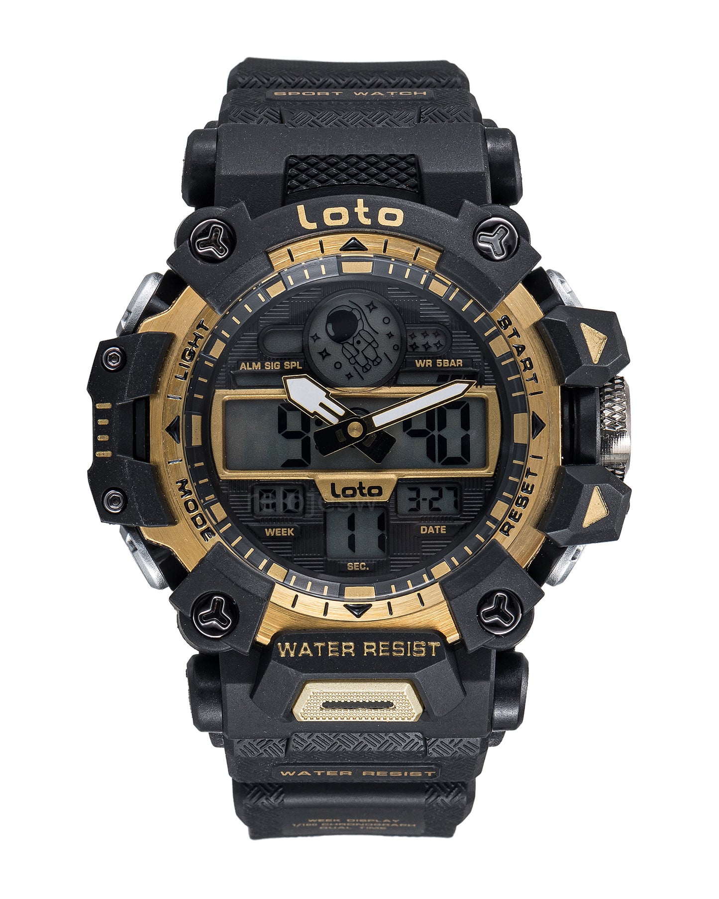 Reloj Loto Hombre Negro LT-2504-NEDO