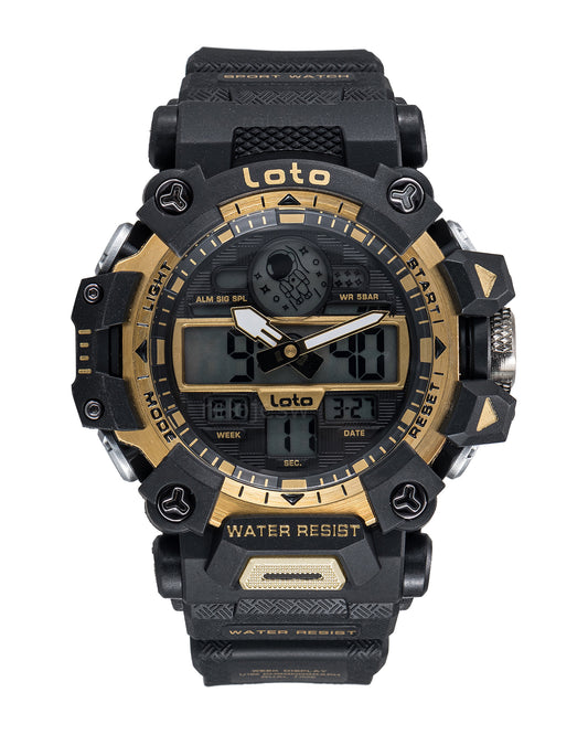 Reloj Loto Hombre Negro LT-2504-NEDO