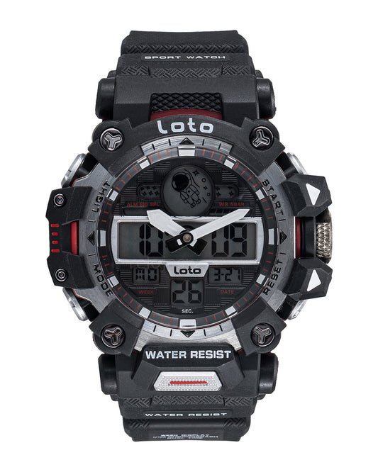Reloj Loto Hombre Negro LT-2504-NEPL