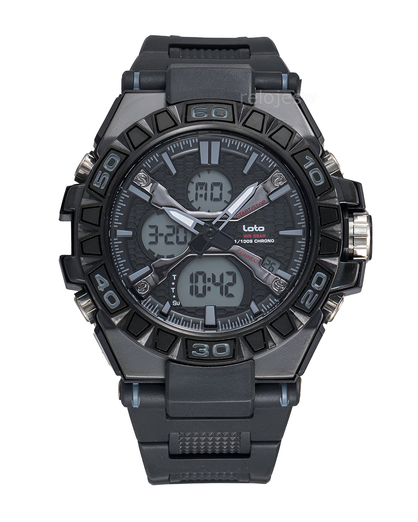 Reloj Loto Hombre Negro LT-2508-NENE