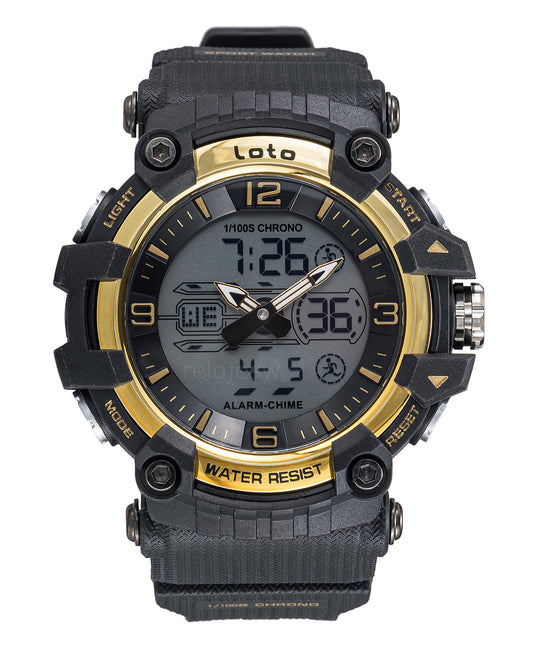 Reloj Loto Hombre Negro LT-2510-NEDO