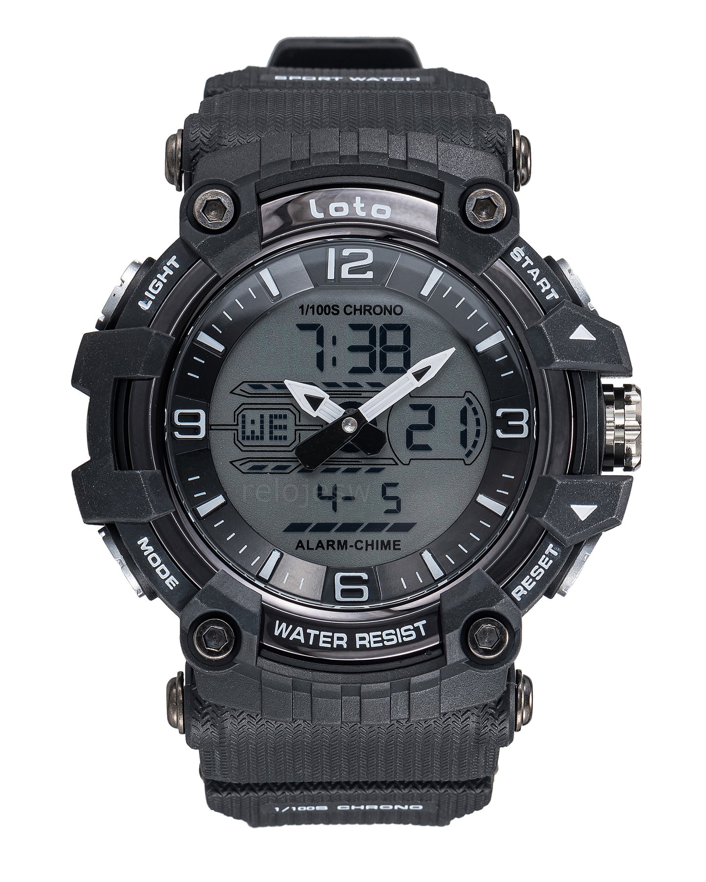 Reloj Loto Hombre Negro LT-2510-NENE