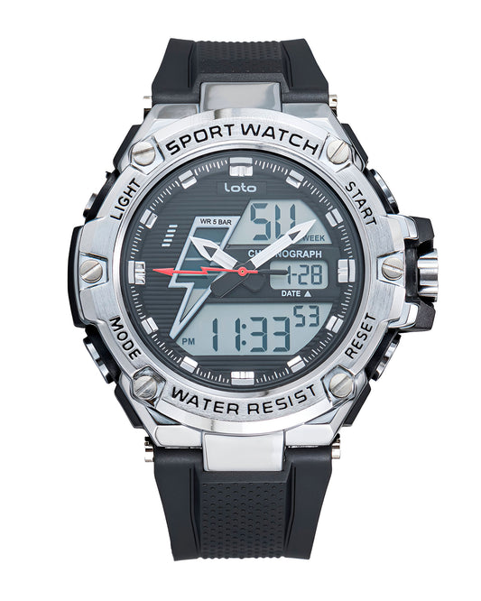 Reloj Loto Hombre Negro LT-2518-NEPL