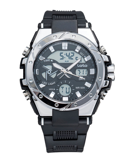 Reloj Loto Hombre Negro LT-2519-NEPL