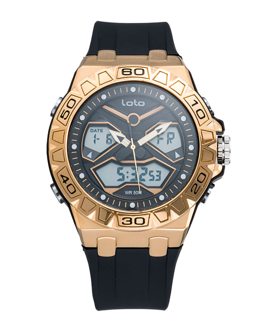 Reloj Loto Hombre Negro LT-2520-NEDO