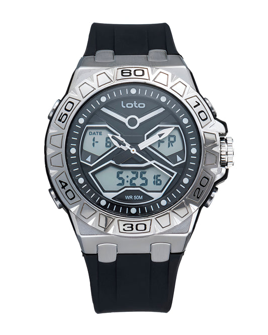 Reloj Loto Hombre Negro LT-2520-NEPL
