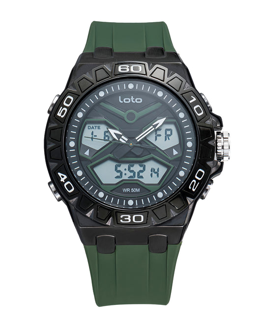 Reloj Loto Hombre Verde LT-2520-VENE