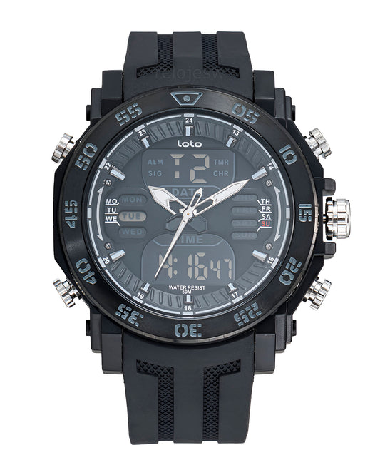Reloj Loto Hombre Negro LT-2521-NENE