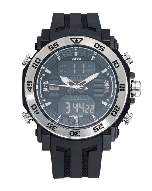 Reloj Loto Hombre Negro LT-2521-NEPL