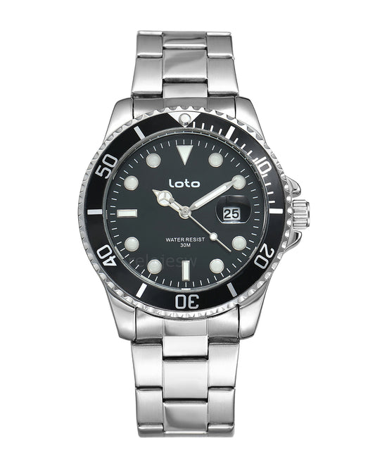 Reloj Loto Hombre Plateado LT-2526-PLNE