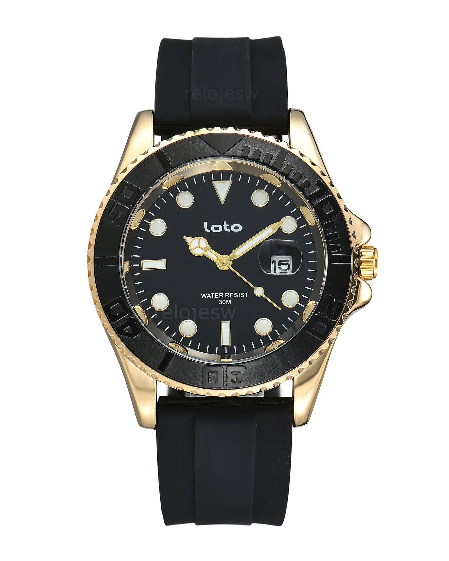 Reloj Loto Hombre Negro LT-2528-NEDO