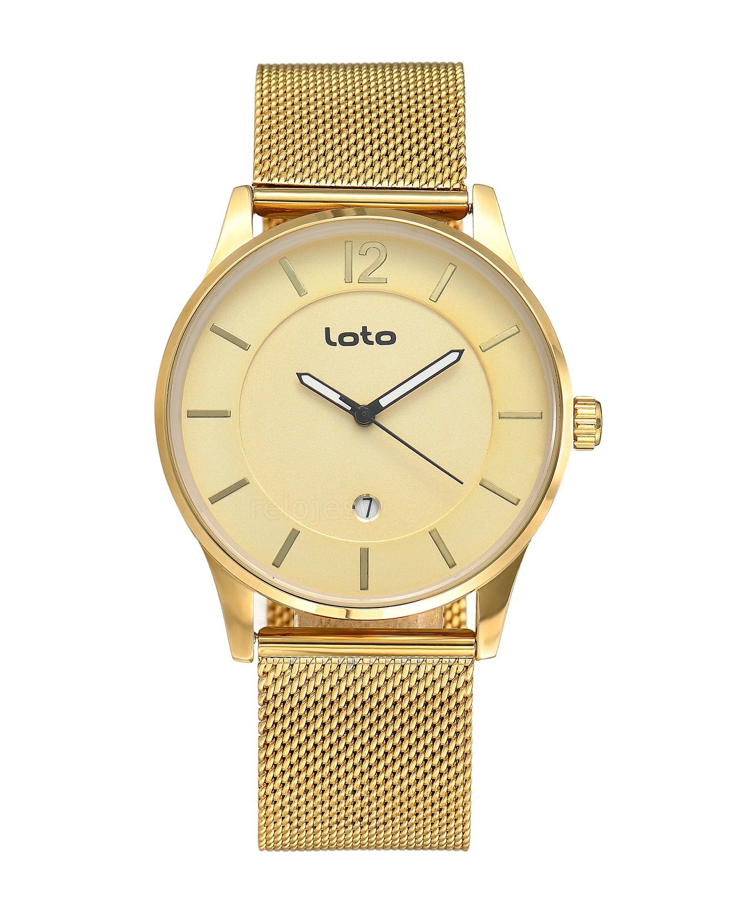 Reloj Loto Hombre Dorado LT-2529-DO