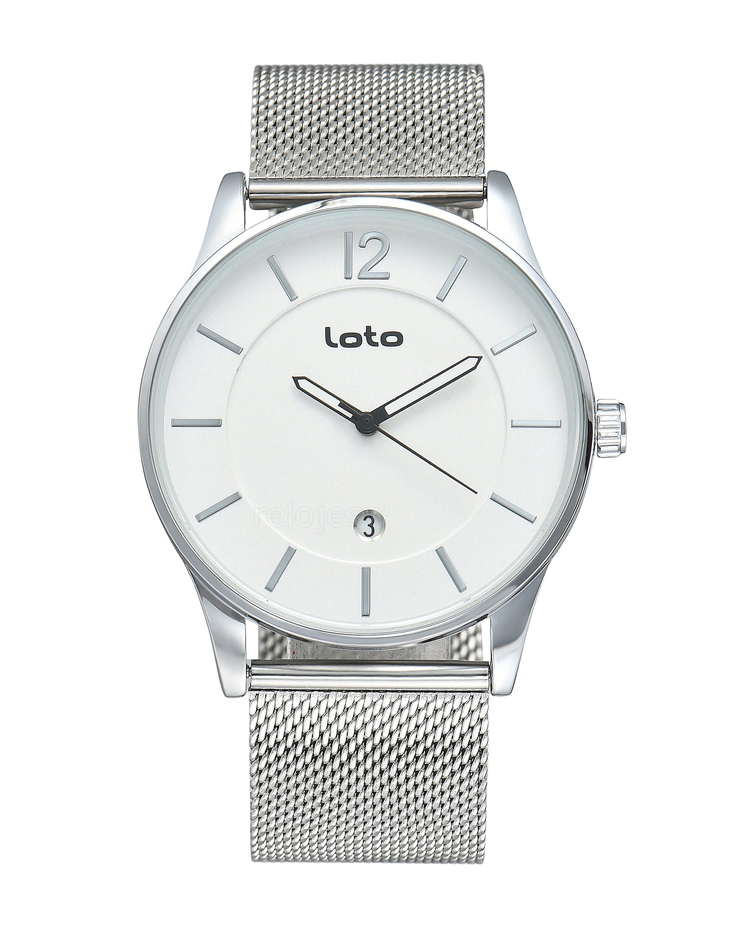 Reloj Loto Hombre Plateado LT-2529-PL