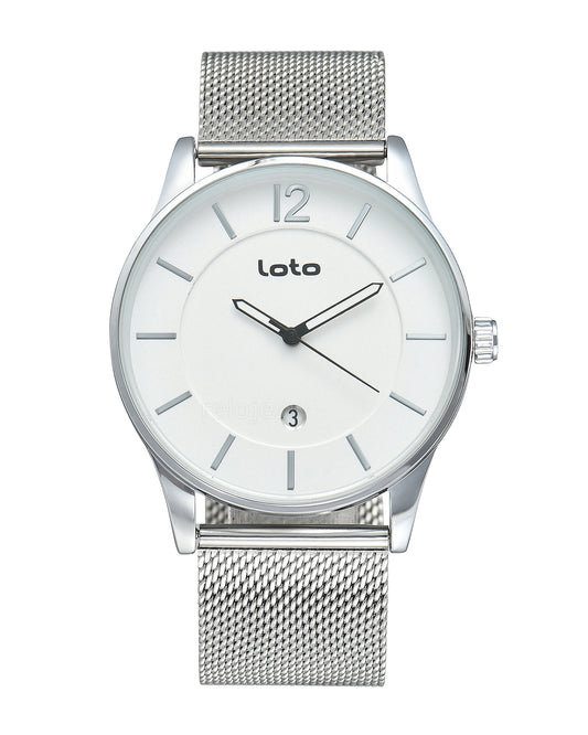 Reloj Loto Hombre Plateado LT-2529-PL