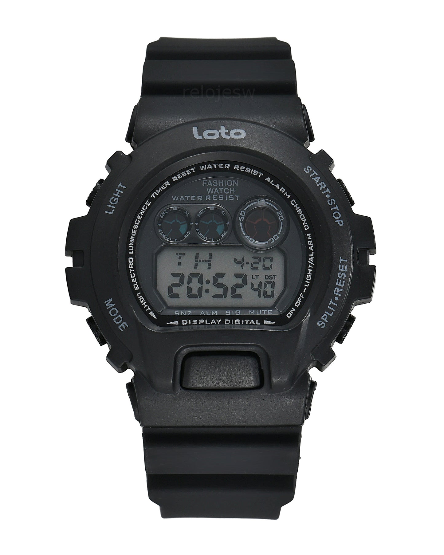 Reloj Loto Mujer Negro LT-2533A-NE
