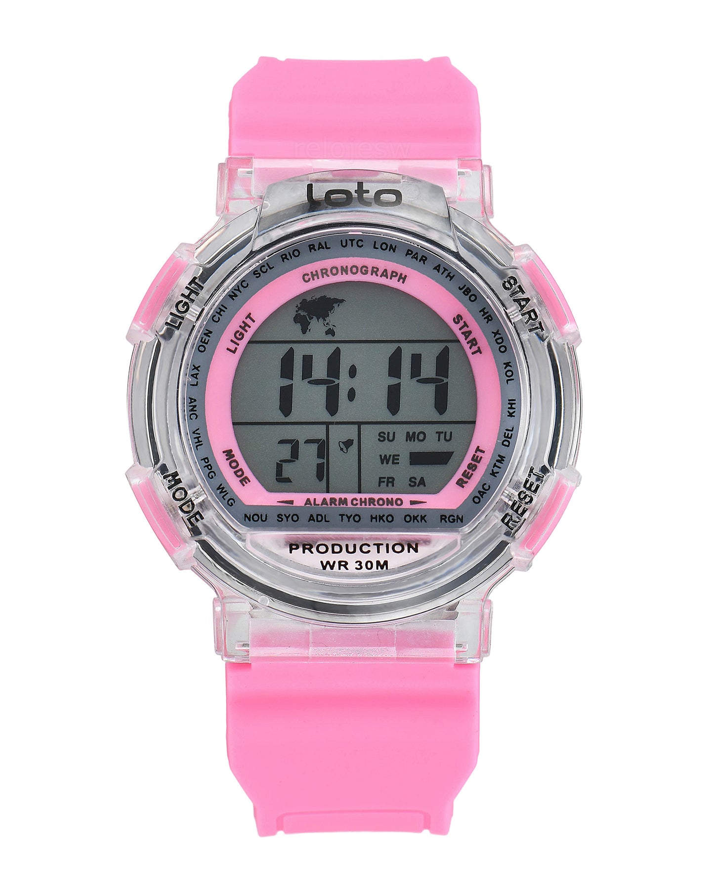 Reloj Loto Mujer Rosado LT-2534A-FC