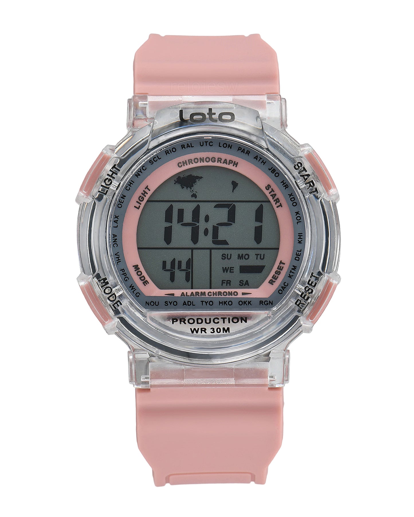 Reloj Loto Mujer Rosado LT-2534A-RS