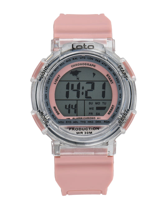 Reloj Loto Mujer Rosado LT-2534A-RS