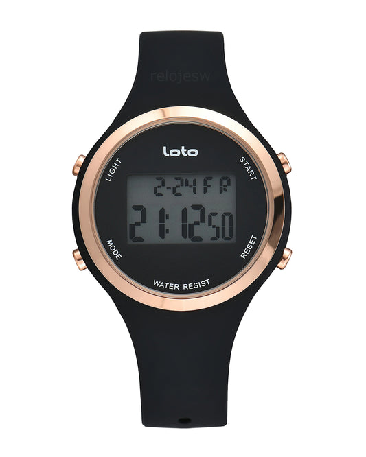 Reloj Loto Mujer Negro LT-2536A-NE