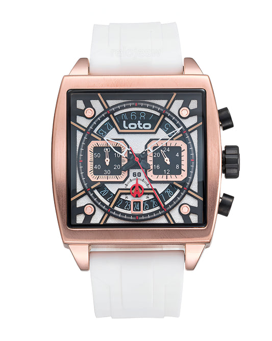 Reloj Loto Hombre Blanco LT-2537-BLOR