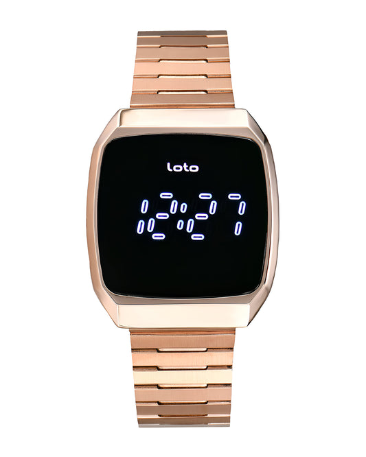 Reloj Loto Unisex Oro Rosa LT-2540-OR