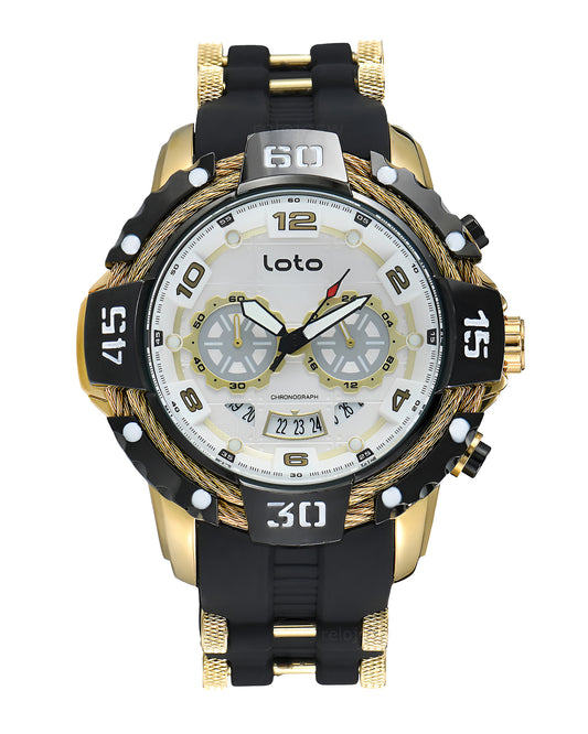 Reloj Loto Hombre Original Negro LT-2544-NEDOBL