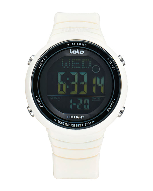 Reloj Loto Hombre Blanco LT-2545-BL