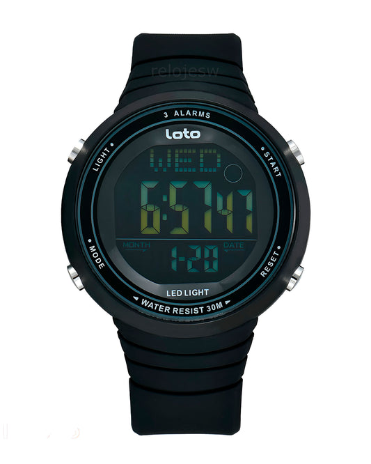 Reloj Loto Hombre Negro LT-2545-NEGR