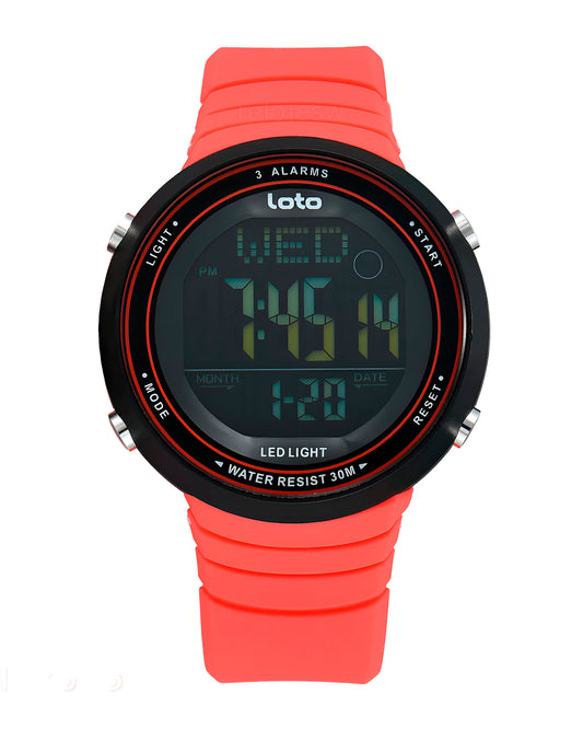 Reloj Loto Hombre Rojo LT-2545-RONE