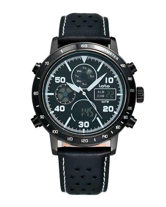 Reloj Loto Hombre Negro LT-2547-NENE