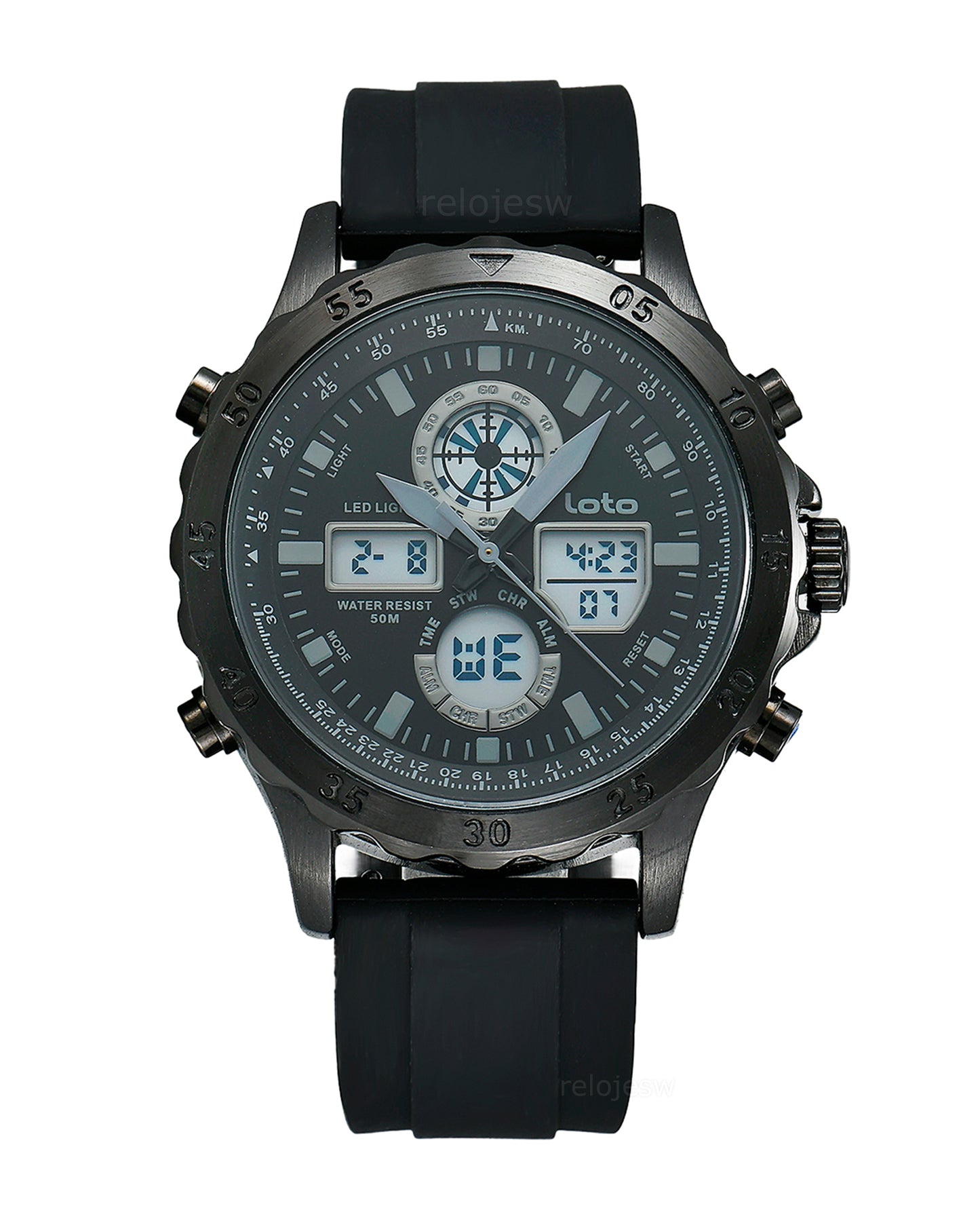 Reloj Loto Hombre Negro LT-2548-NENE