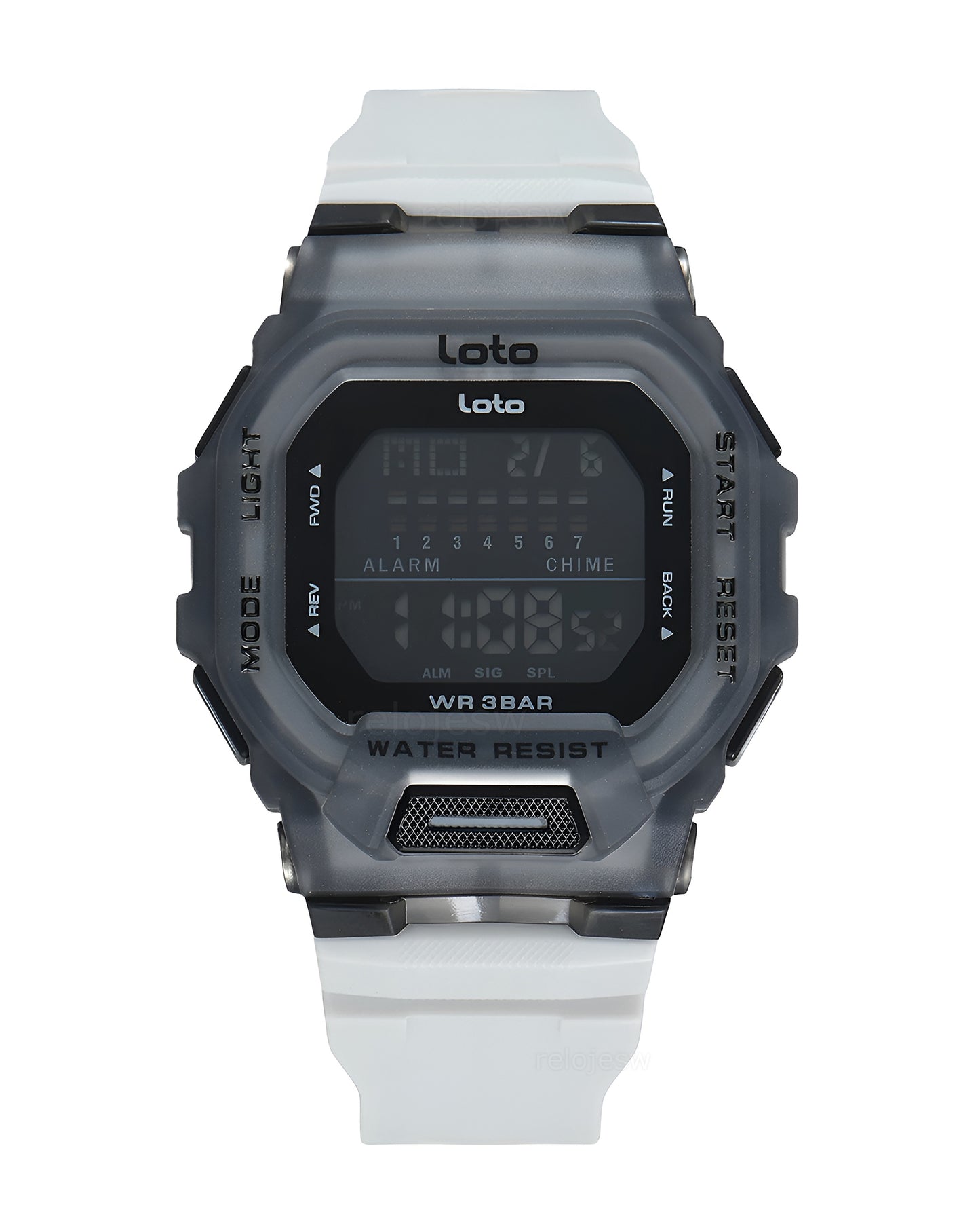 Reloj Loto Hombre Original Gris LT-2566-GRNE
