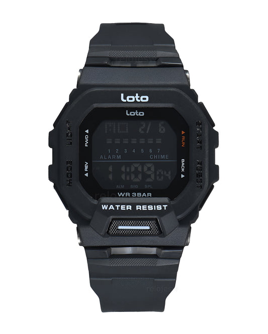 Reloj Loto Hombre Original Negro LT-2566-NENE
