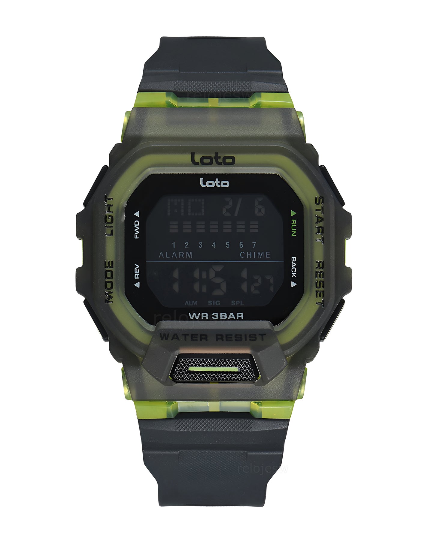 Reloj Loto Hombre Original Negro LT-2566-NEVE
