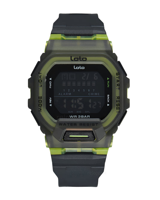 Reloj Loto Hombre Original Negro LT-2566-NEVE