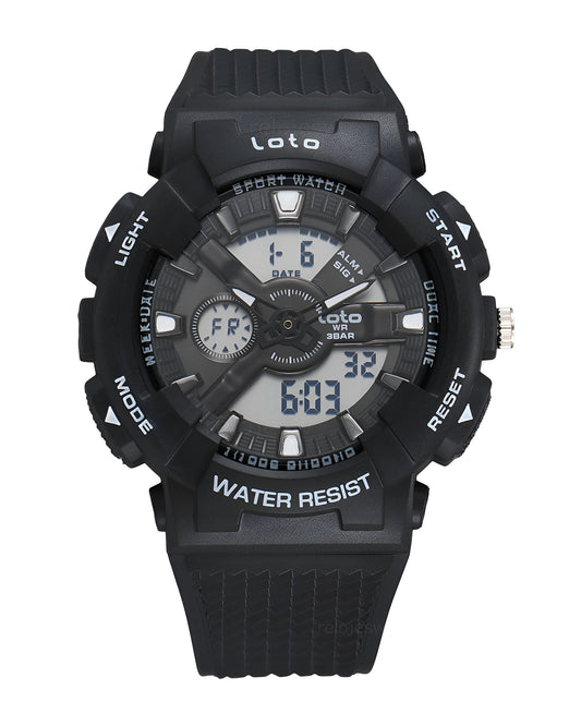 Reloj Loto Hombre Original Negro LT-2567-NENE