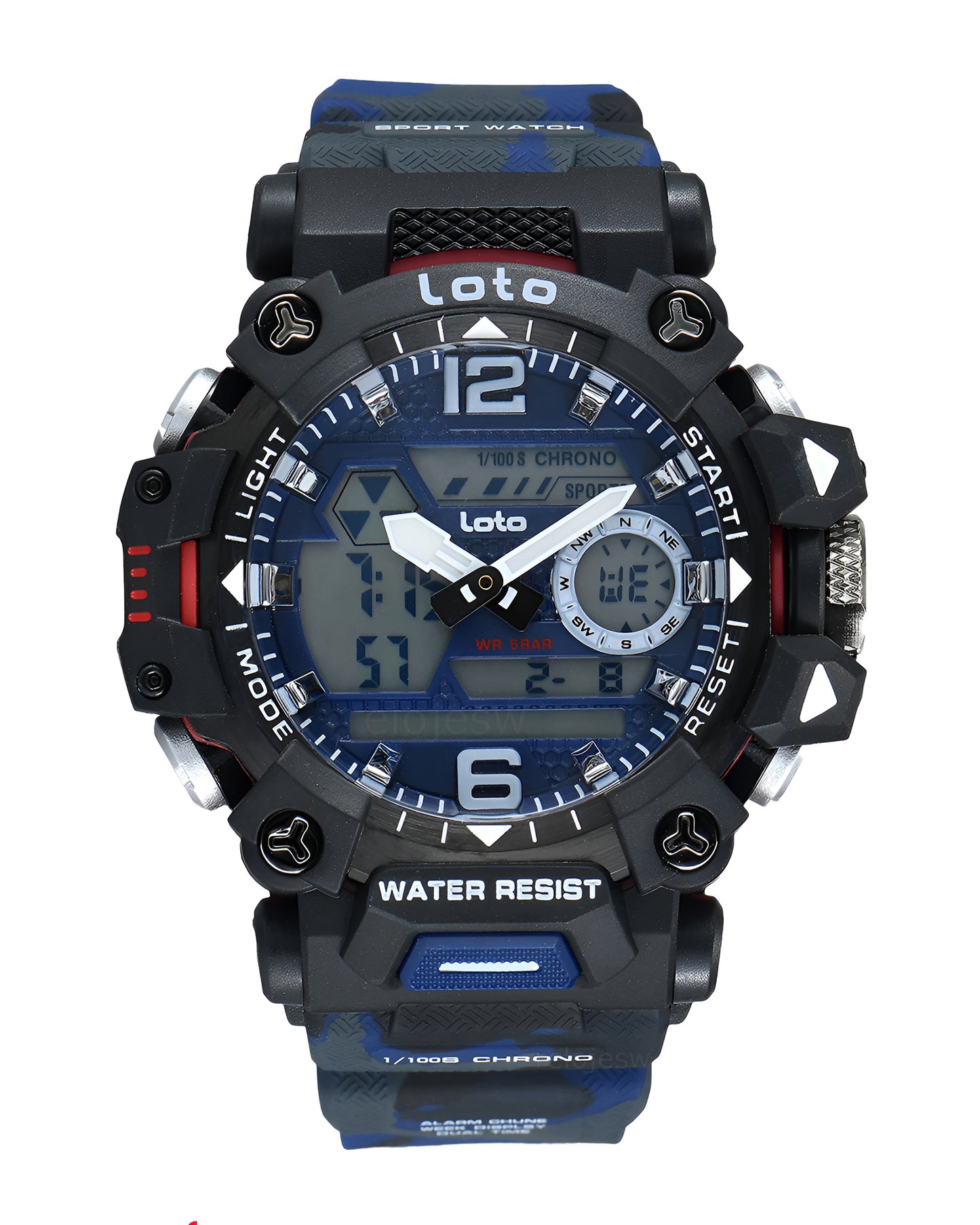 Reloj Loto Hombre Original Azul LT-2571-AZNE